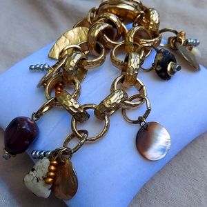 Chico's chunky charm bracelet